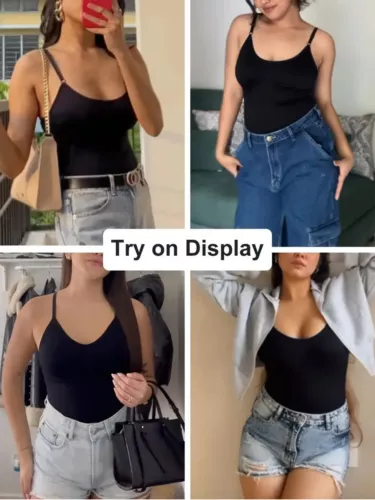Body para mujer espalda baja control abdomen sin costuras espalda sin espalda modelador calzoncillos top - Imagen 8 de 44