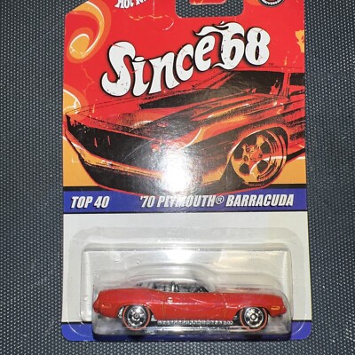 Hot Wheels 1970 Plymouth Barracuda - Top 40 Series #16 Of 40, 1/64 Scale Die-Cast Car - View #11