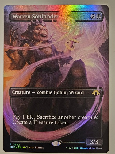Warren Soultrader - (Borderless Foil) - Modern Horizons 3 (332) - NM