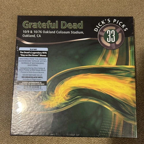 Dicks Picks Vol. 33 10/9 & 10/10/76, Grateful Dead #1645/6000 New Sealed