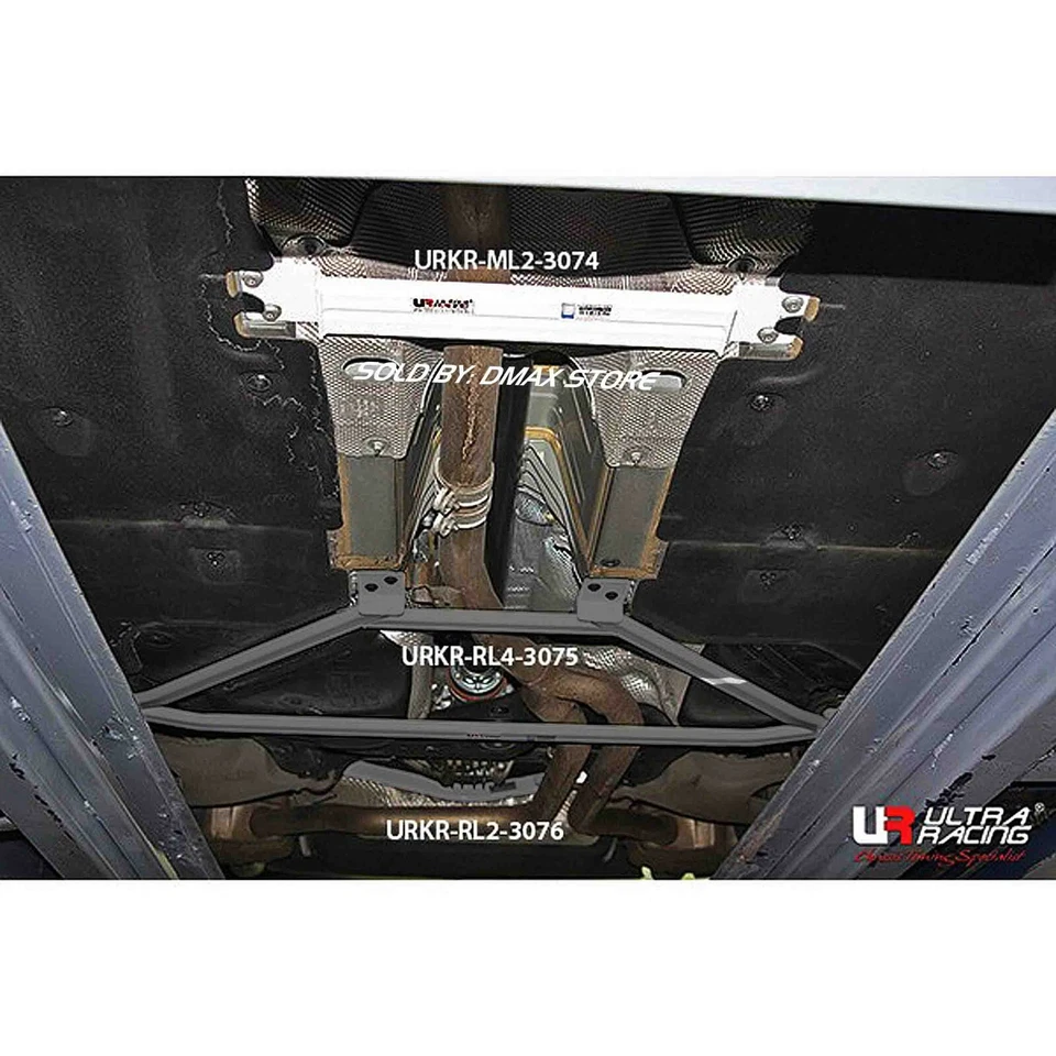 AUDI A8 D4 4H 4.2 FSI '10 ULTRA RACING 2 POINT MIDDLE LOWER CHASSIS MEMBER BRACE - Imagen 2 de 4