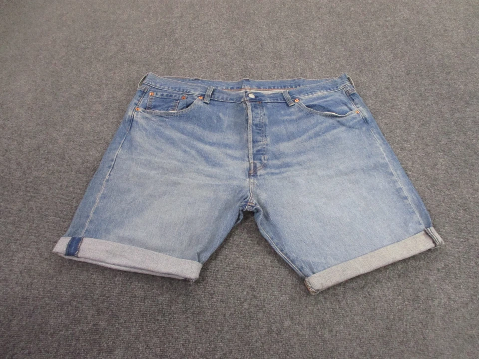 Pantalones Cortos Levis Adulto 44 Azul Denim Jeans 501 Clásicos Aire Libre Trabajo Informal Para Hombres Foto 3 de 4