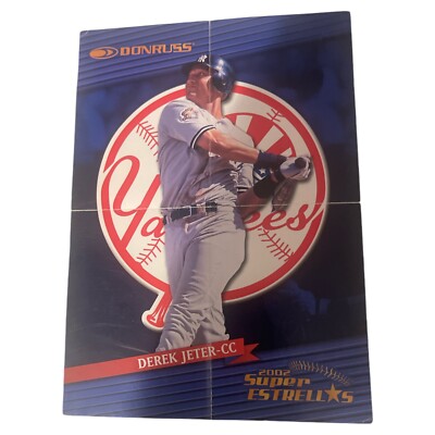  2002 Donruss Super Estrellas DEREK JETER Mini Poster #4