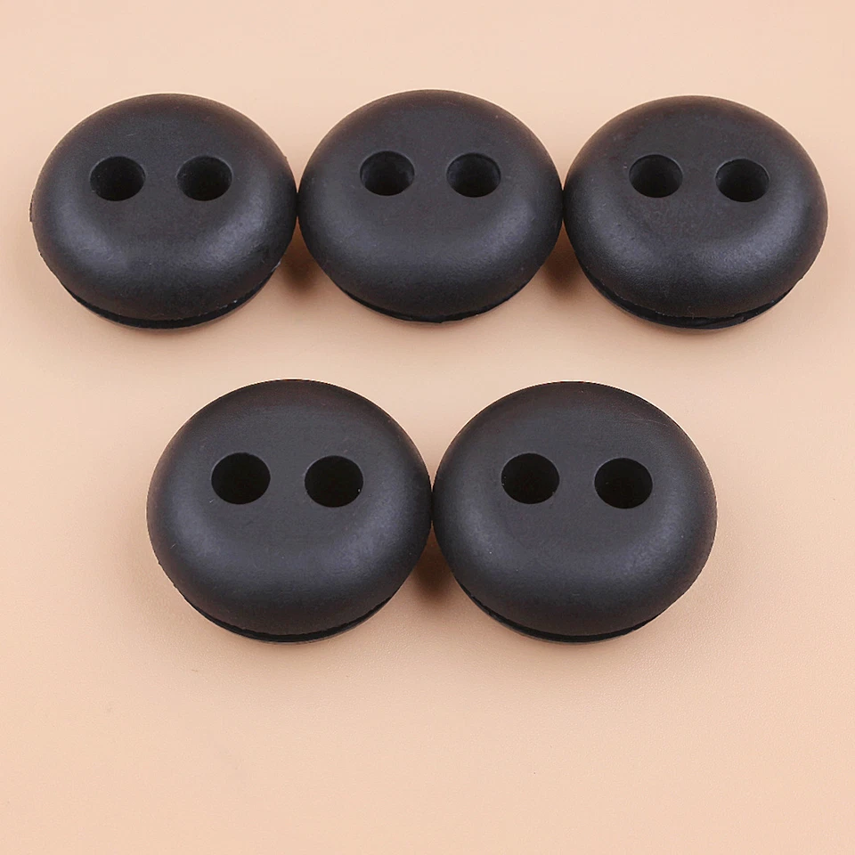 Ojal/sello de línea de combustible de 2 orificios para ECHO CS-310 CS-370 CS-400 ES-255 GT-2103 5 piezas Foto 3 de 4