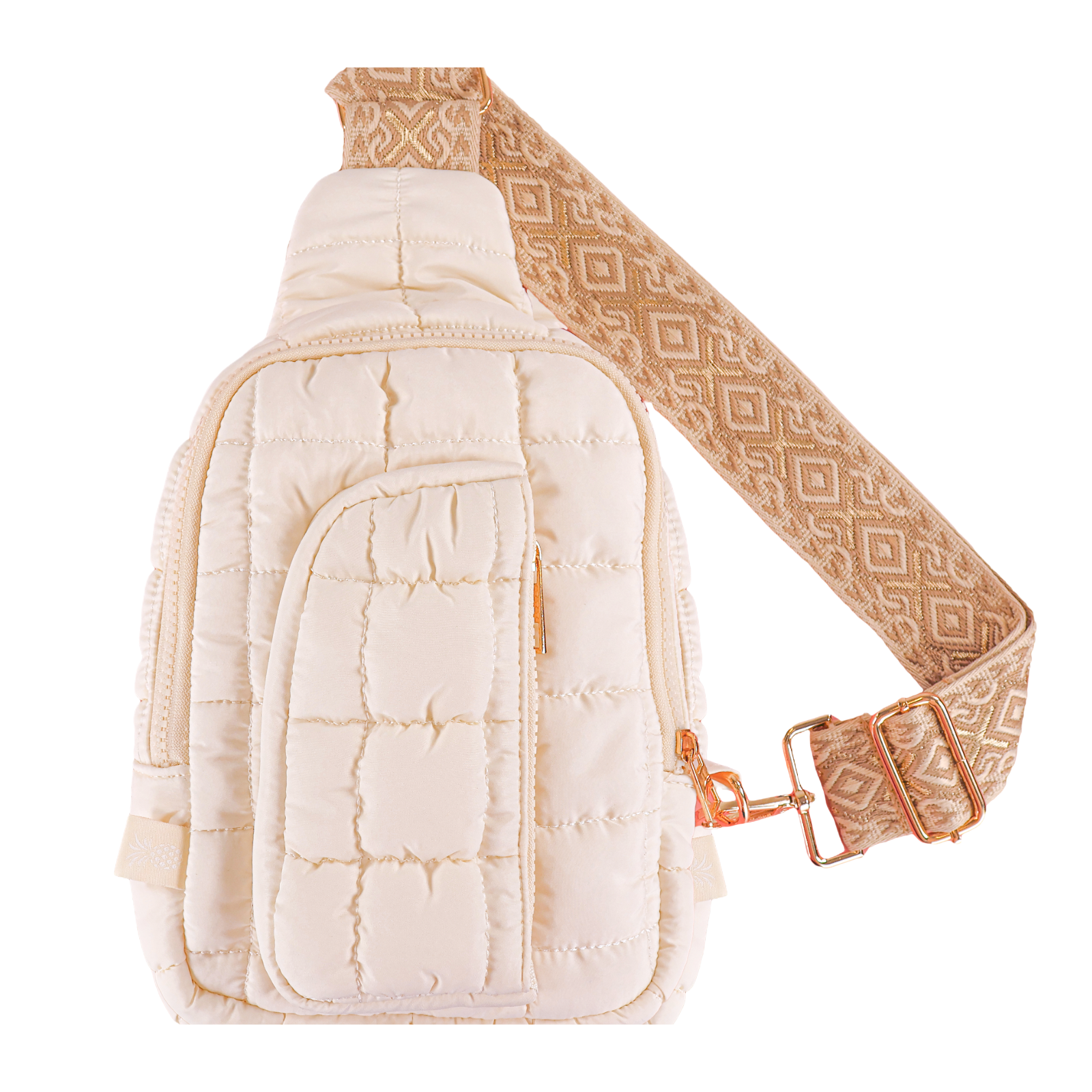 Simply Southern Ladies Puffer Light Pink Sling Bag 0224BAGPUFFSLING