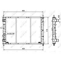 NRF 58122 KüHler MotorküHler WasserküHler MotorküHlung