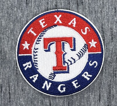 TEXAS RANGERS EMBROIDERED IRON ON PATCH 2.75” DIAMETER FREE SHIPPING | eBay