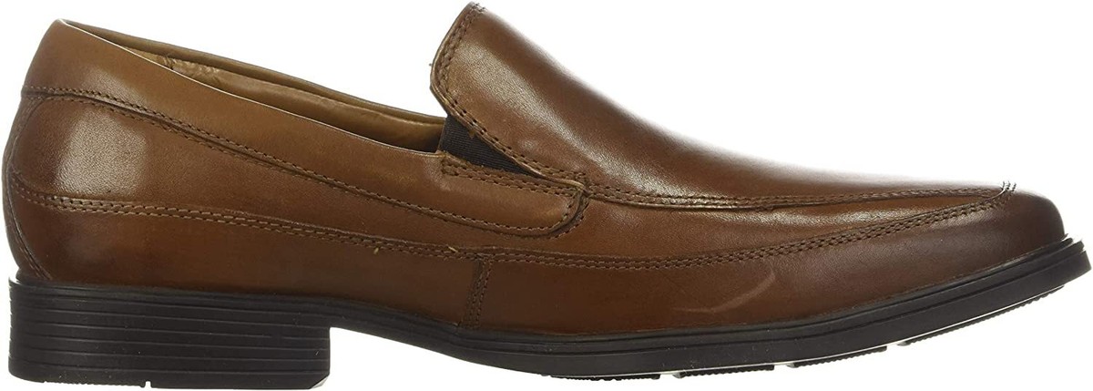 New In Box Men\'s Clarks, Tilden Free Loafer 26130098 Dark Tan Leather Size 13 M Amazon.com | Clarks Collection Men main image 4