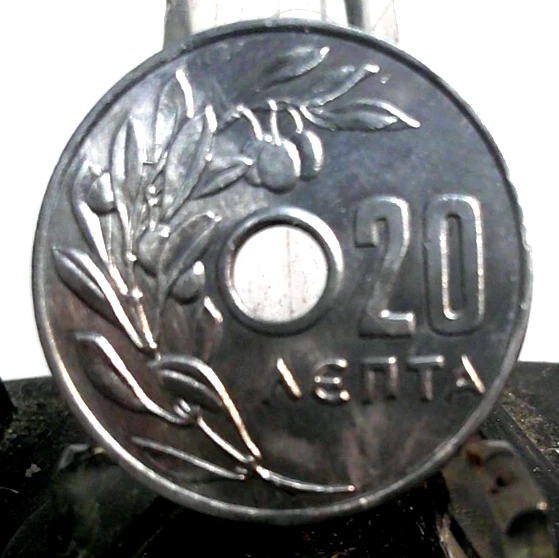 CIRCULATED 1959 20 AENTA GREEK COIN(52025) - Image 4 of 4