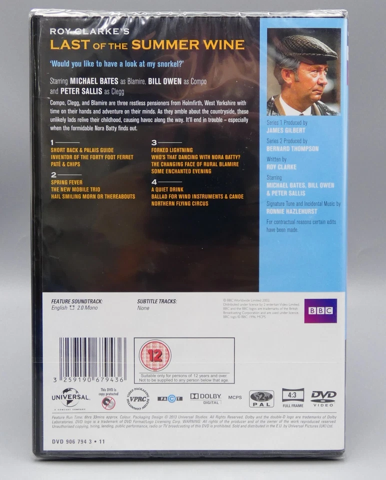 Last of the Summer Wine Series 1 & 2 DVD BBC Comedy Roy Clarke 13 Episodes - NEW - Image 4 of 4