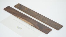 2 African Leadwood Wood Boards / Planks. 53 x 6 x 420mm.  Exotic Timber. 9942
