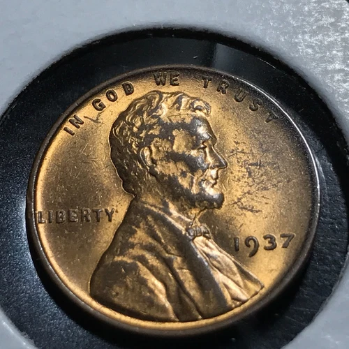 1937 LINCOLN PENNY RED BRILLIANT UNCIRCULATED