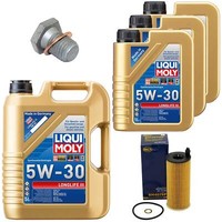 MotoröL Filter Set Longlife III 5W-30 8 Liter + Schraube FüR BMW 5Er 530D 7Er