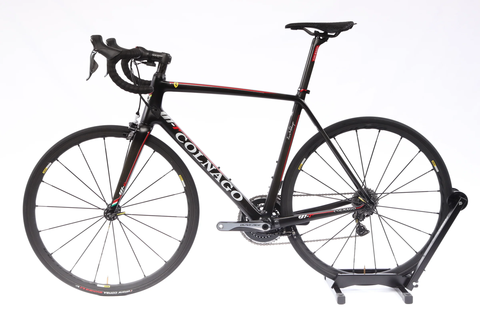 Cadre Vélo Route Colnago V1-R 2015 Carbone - Taille ~48, Poids ~1790g - Occasion (rayures)
