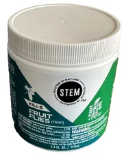 Stem Fruit Fly Trap 5.4 oz Safe for Use Around Kids and Pets