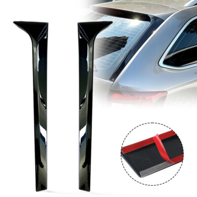 Vertikale Heck Seite Flügel Spoiler Flaps Schwarz Für Skoda Octavia Estate 14-19