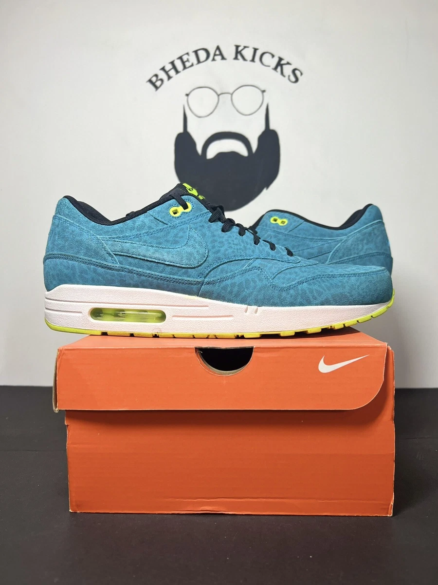 Nike air max 9 blue leopard trainers shop