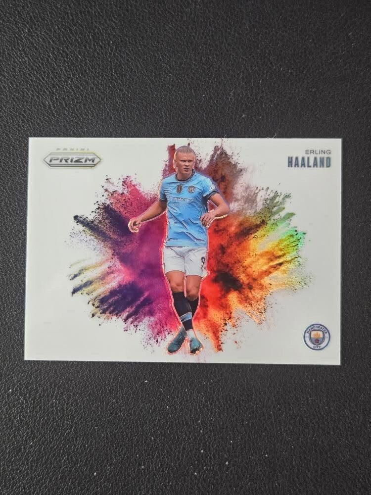 2024-25 Panini Prizm EPL Soccer Erling Haaland Color Blast SSSSSP - Man. City