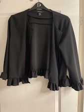 New Look Black Shrug Size 16
