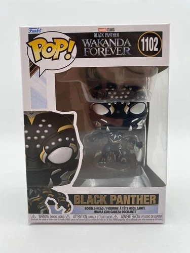Funko Pop Marvel: Black Panther Wakanda Forever - Black Panther Figure #1102 NEW