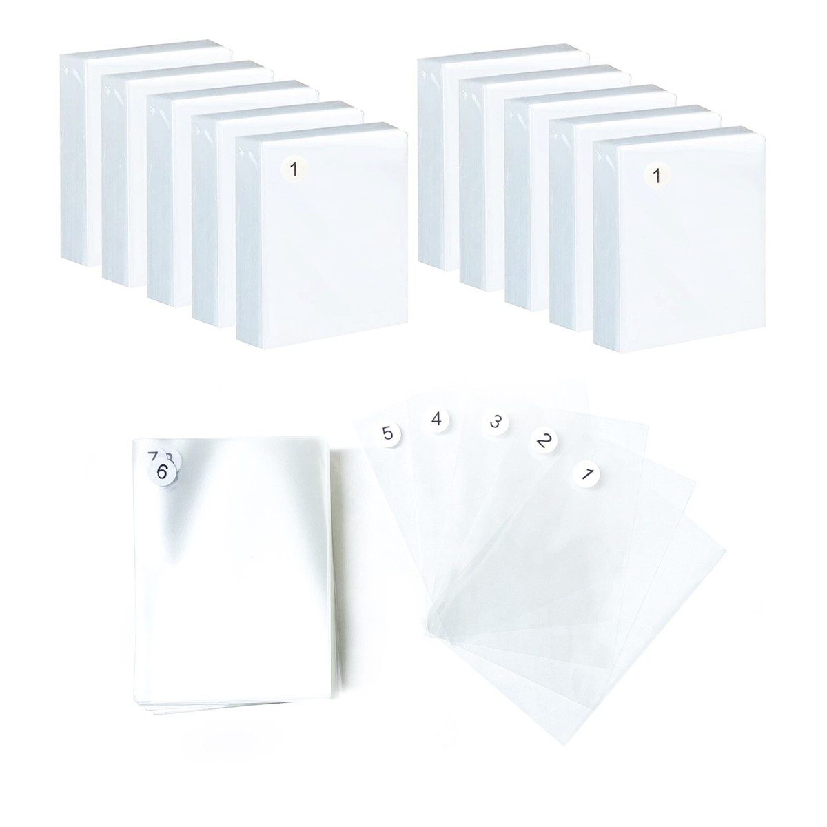 plastic sleeves for collector cards Mayday Games Premium Card Sleeves 57.5 mm X 89 mm
