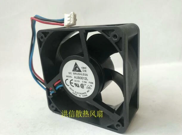Delta 6025 AUB0612L DC12V 0.16A 6CM3 line mute cooling fan - Image 4 of 4