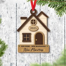 New Home Ornament 2025, House Warming Gift, New Beginning, Welcome Home Gifts, P