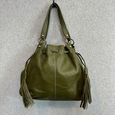 Nordstrom Large Leather Bucket Hobo Bag Olive...