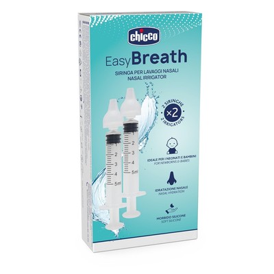 Chicco Easy Breath Nasal Syringe, Disposable Deep Wash Device...