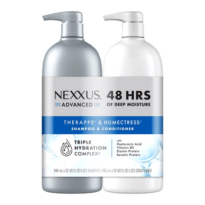NEXXUS ADVANCED THERAPPE & HUMECTRESS SHAMPOO AND CONDITIONER 32 FL OZ, 2 CT.