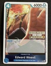 Edward Weevil Judge Pack Vol. 4 Foil Stamped One Piece Promo Card EB01-023