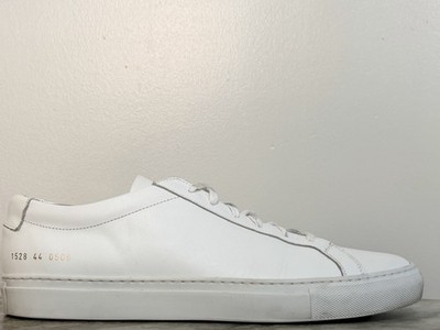 COMMON PROJECTS ORIGINAL ACHILLES LOW WHITE 11 EU 44 MINIMALIST $500 ITALY