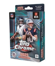 2025 TOPPS CHROME FOOTBALL FACTORY SEALED HANGER BOX IN HAND 🔥
