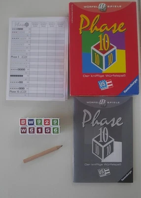 FAST WIE NEU: PHASE 10! Das WÜRFELSPIEL! 100% VOLLSTÄNDIG! - Bild 1 von 4