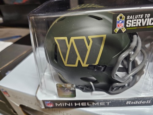 WASHINGTON COMMANDERS 2025 SALUTE TO SERVICE Mini Speed NFL FOOTBALL ...