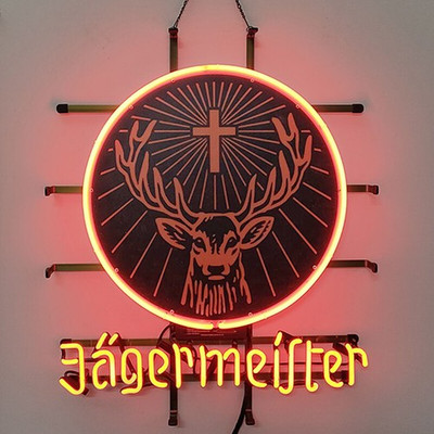 J-agermeisters Beer Neon Signs 19x15 Bar Pub Decor With HD Printing