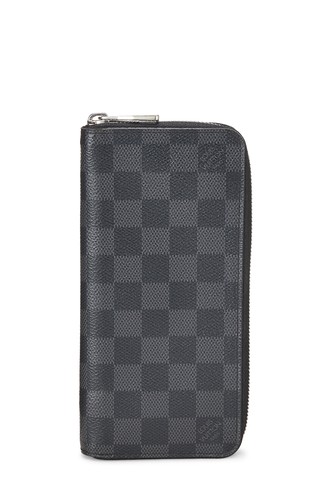 Louis Vuitton Damier Graphite Zippy Vertical Wallet  - WGACA