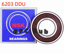 1PCS Brand New NSK 6203 DDU Deep Groove Radial Ball Bearing 17x40x12mm