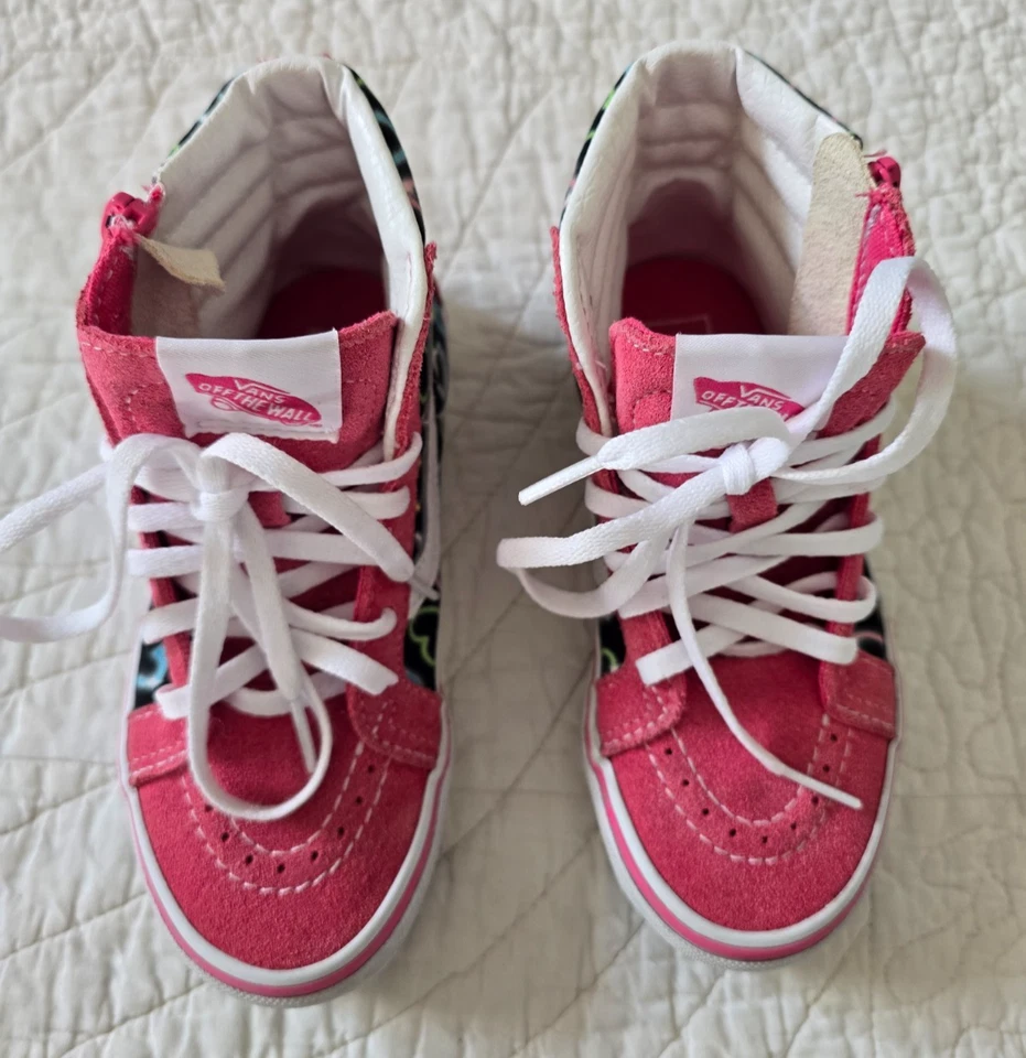 Vans Children Shoes Kids Sk8-Hi Reissue Side Zip Girl's SZ/12.5 - Image 2 of 4