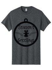 Image of Season-S-Greetings Mens Graphic Tee, 100% Cotton, Casual Summer Wear