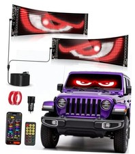 Devil Eyes Light for Windshield-2PC 23.43"x4.72" Waterproof Programmable 2 PCS