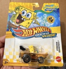 Spongebob Squarepants * GOLD Special Edition CHASE * 2025 Hot Wheels Racer Verse