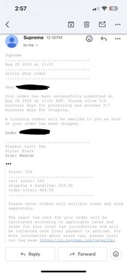 Supreme x Playboi Carti Photo Tee Size Medium - Confirmed Online