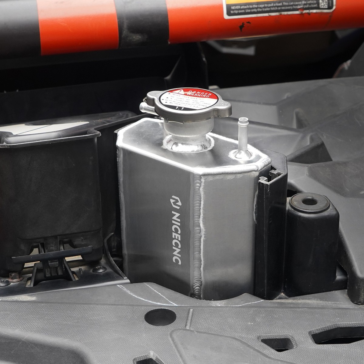 For Can-Am Maverick X3 TURBO Cooling Coolant Reservoir Tank 2016