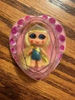 1967 Mattel Liddle Kiddle Jewelry Heart Pin, Doll with Sash and Crown