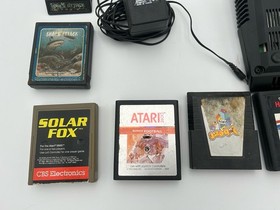 Atari 2600 Lot ** Console * 8 Games ** Untested