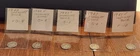 Mercury Silver dimes Lot of  (5) 90% Silver  1942,  and 1943