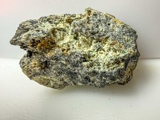 Blue scorodite from Hemerdon Ball Mine tips, Plympton, Devon. 113g
