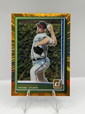 2025 Panini Donruss Orange Laser /299 John Smoltz Alanta Braves
