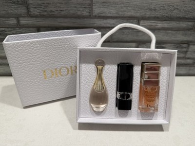 Dior Vip 3 PC Gift Set J adore Mini EDP 5ml/Lipstick 999/Prestige Serum 5ml NEW